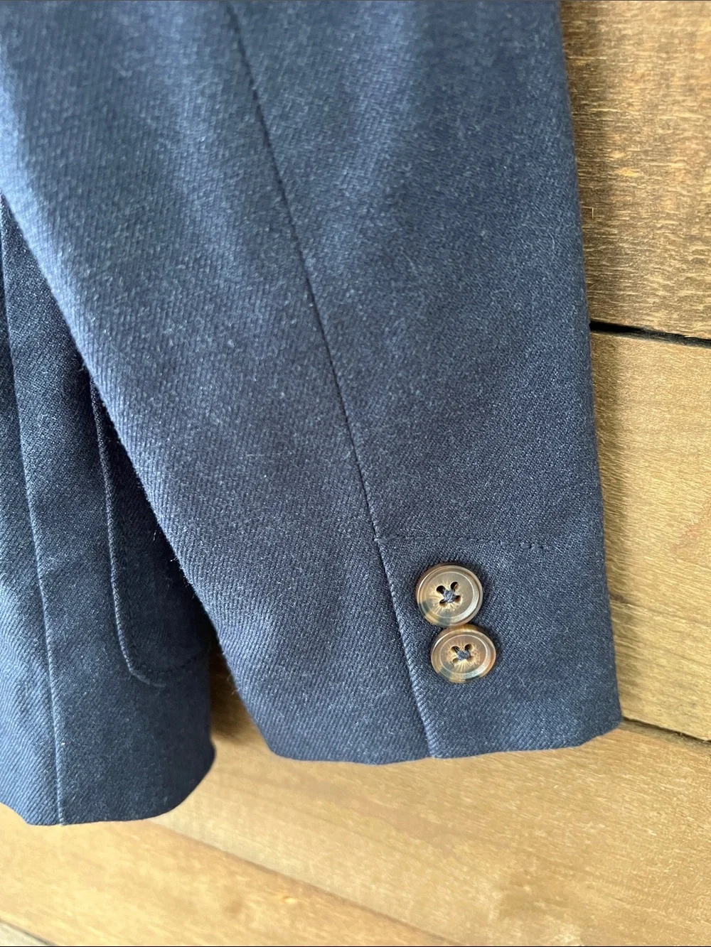 Old Navy Boys Twill Blazer Jacket in Navy Blue Size Small (6-7)
